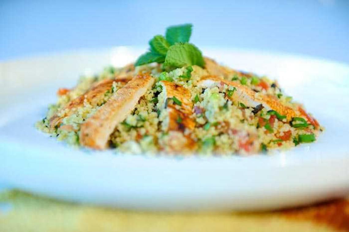 Taboulé met gegrilde kip