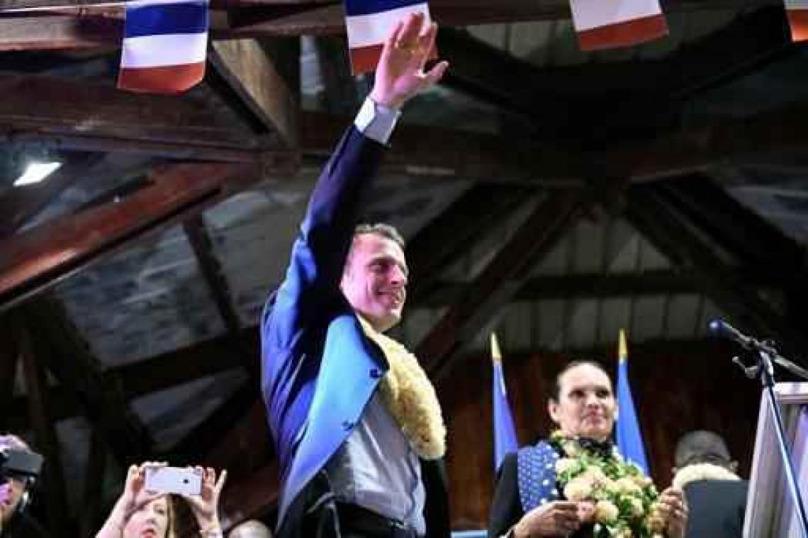 Macron noemt Frans-Guyana een "eiland"