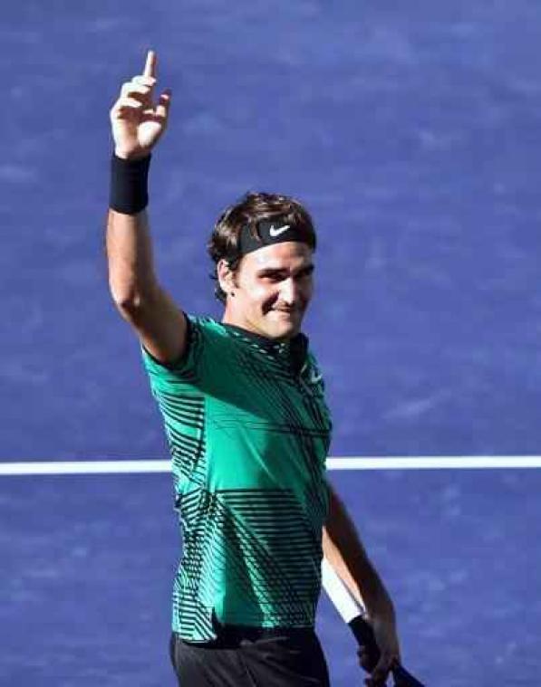 ATP Miami - Roger Federer zet Juan Martin del Potro in twee sets opzij