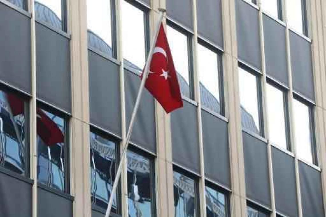 Verhoogde politieaanwezigheid aan Turkse ambassade in Brussel