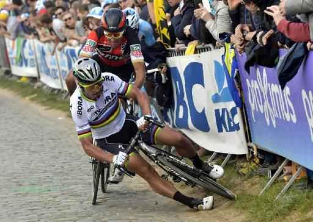 Ronde van Vlaanderen - Peter Sagan begrijpt niet hoe hij ten val is gekomen op Oude Kwaremont