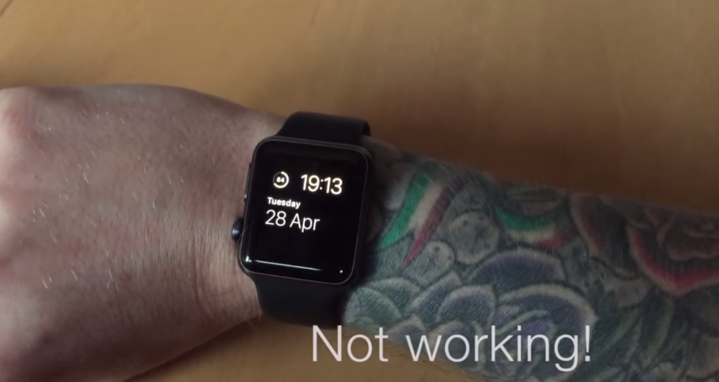 Apple gebruikers met tatoeages hebben problemen met Apple Watch