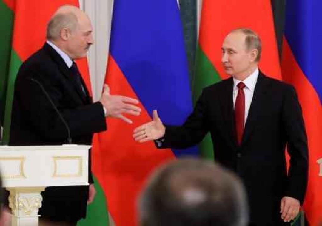 Poetin en Loekasjenko verklaren crisis in betrekkingen als beëindigd