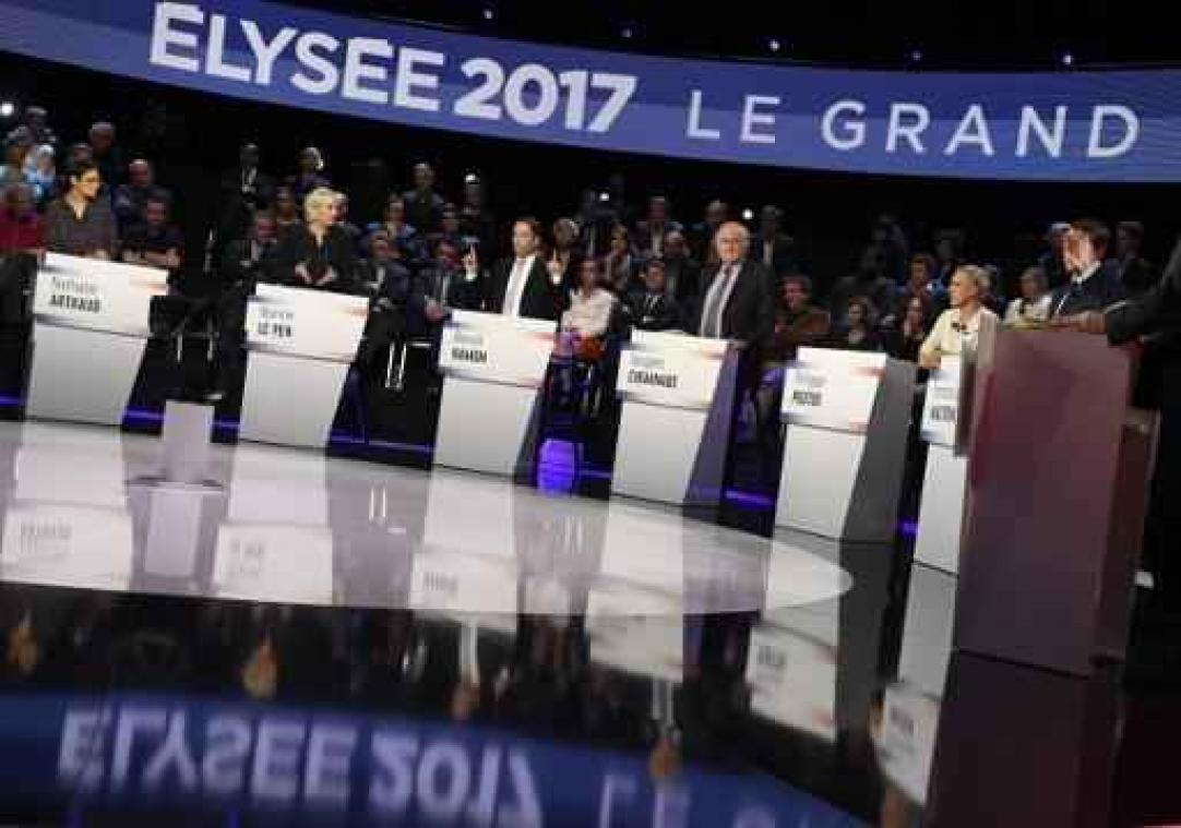 Franse presidentsverkiezingen - Kandidaten zijn het grondig oneens over Europa