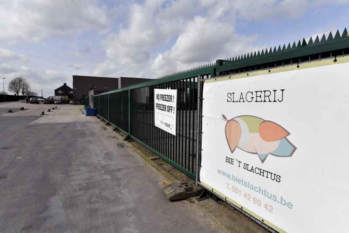 Slachthuis Tielt gaat "onder strenge voorwaarden" weer open
