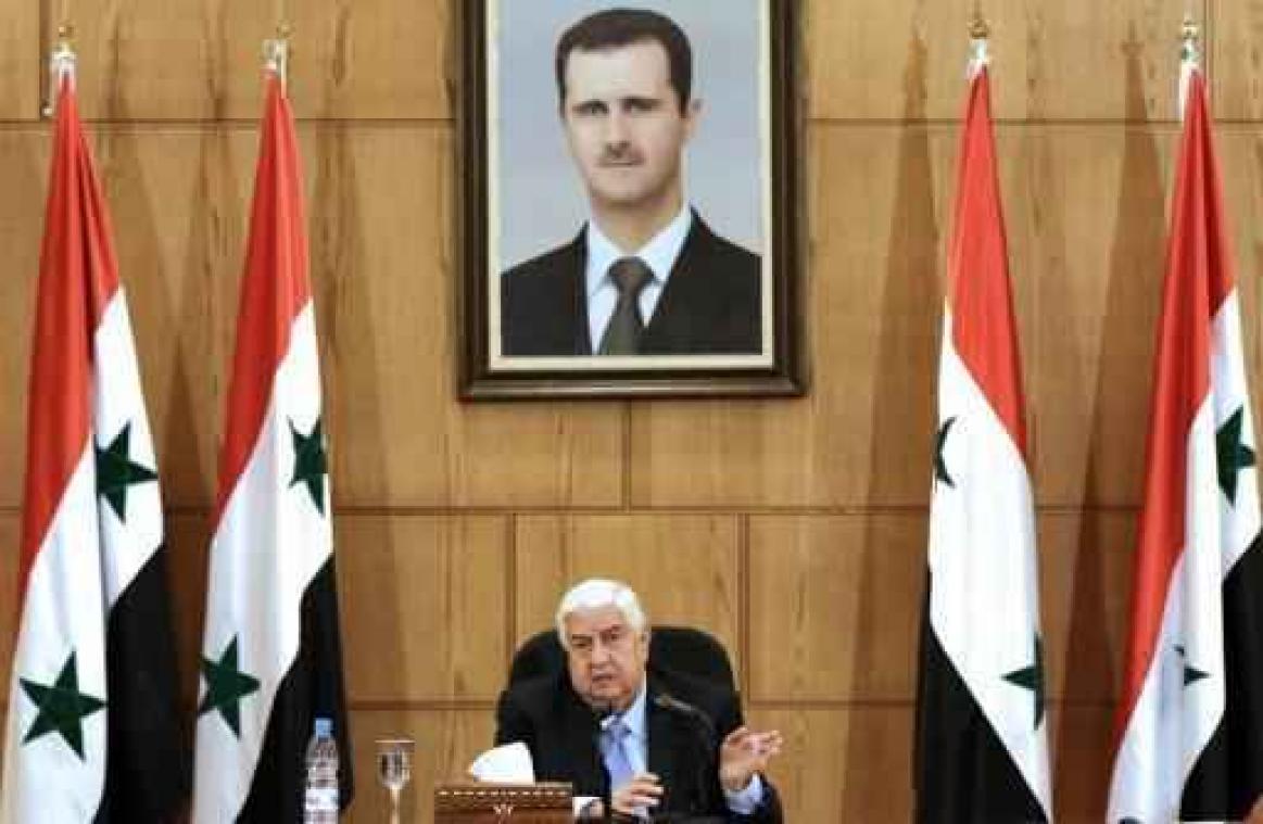 Syrische buitenlandminister ontkent gebruik van chemische wapens