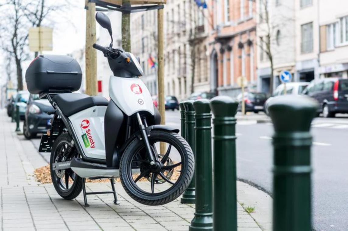 Deeldienst van elektrische scooters breidt uit in Brussel