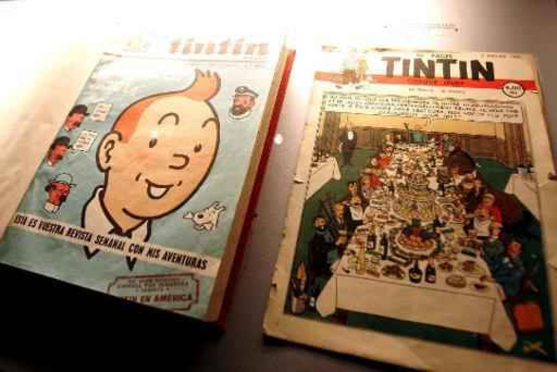 Zeldzame Kuifje-tekening voor 753.000 euro geveild in Parijs