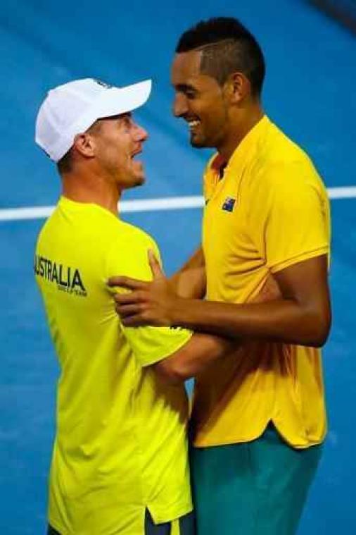 Davis Cup - Australië stoot door naar halve finale tegen België of Italië