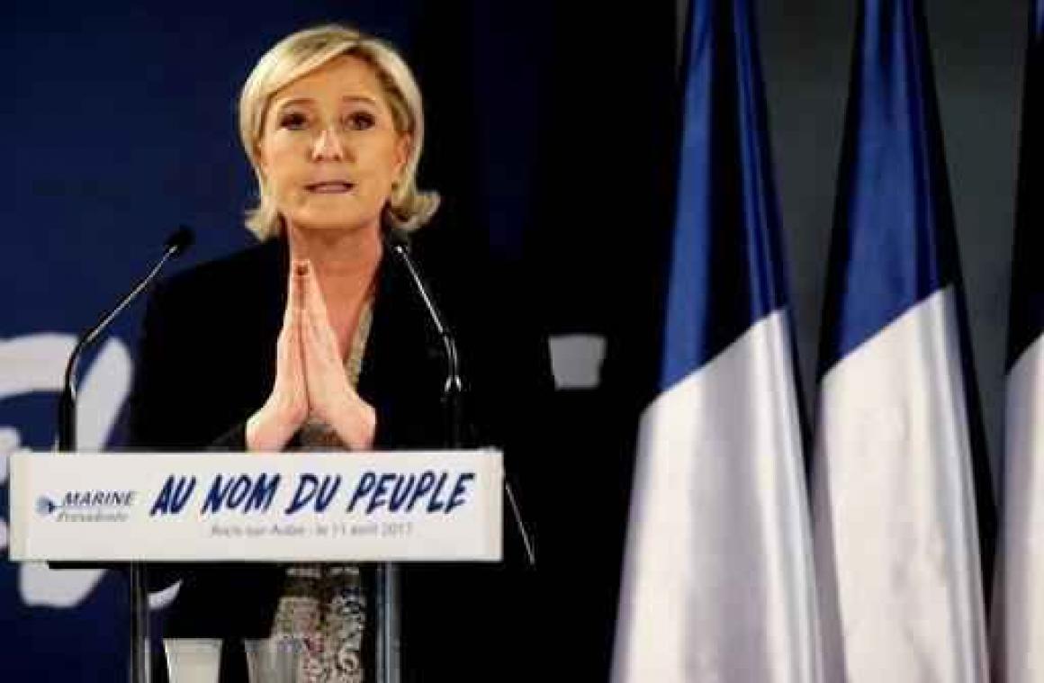 Marine Le Pen belooft Schengenakkoorden op te schorten in geval van overwinning