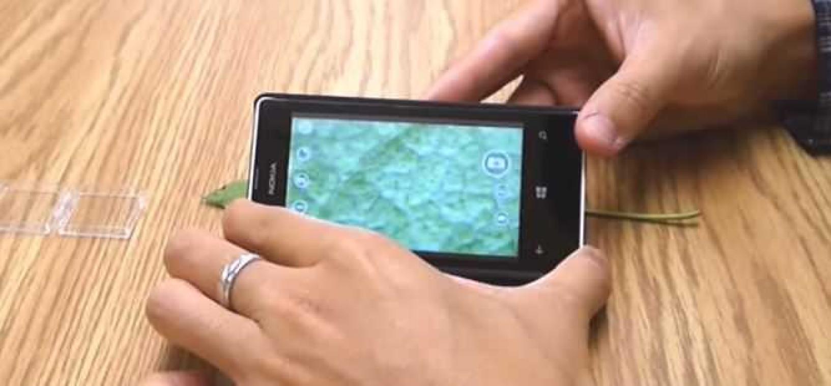 Mini-lens verandert smartphone in microscoop