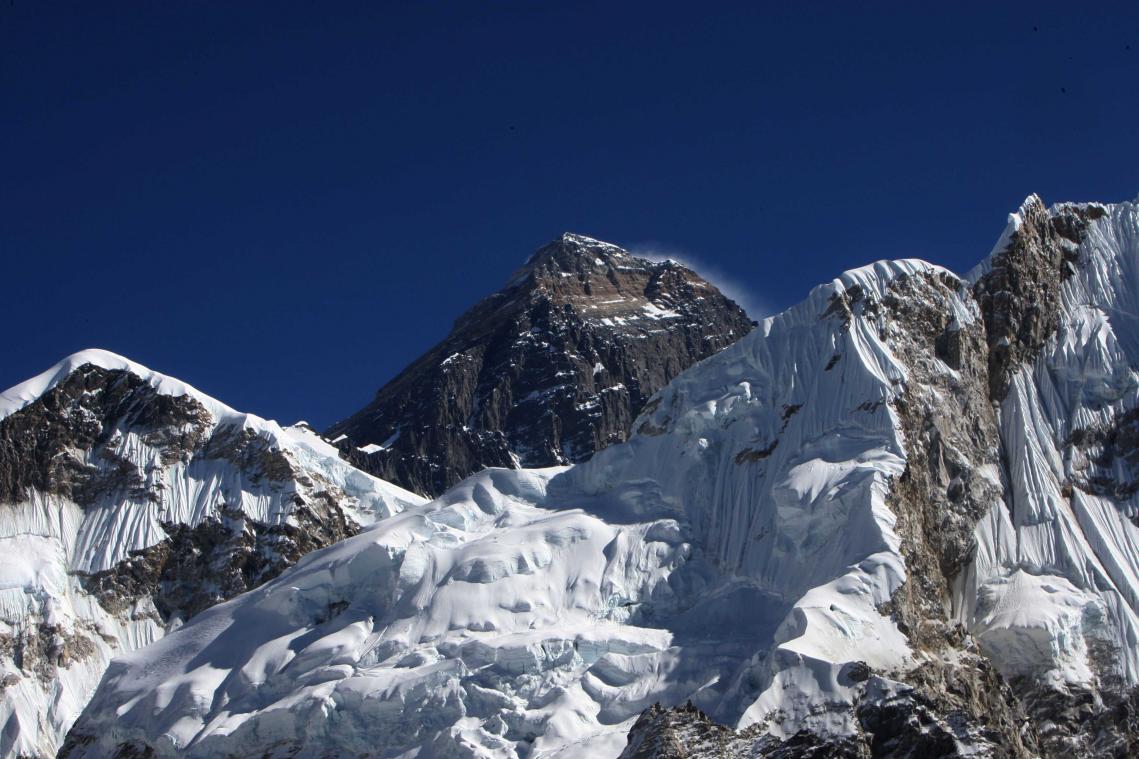 De Mount Everest is gekrompen