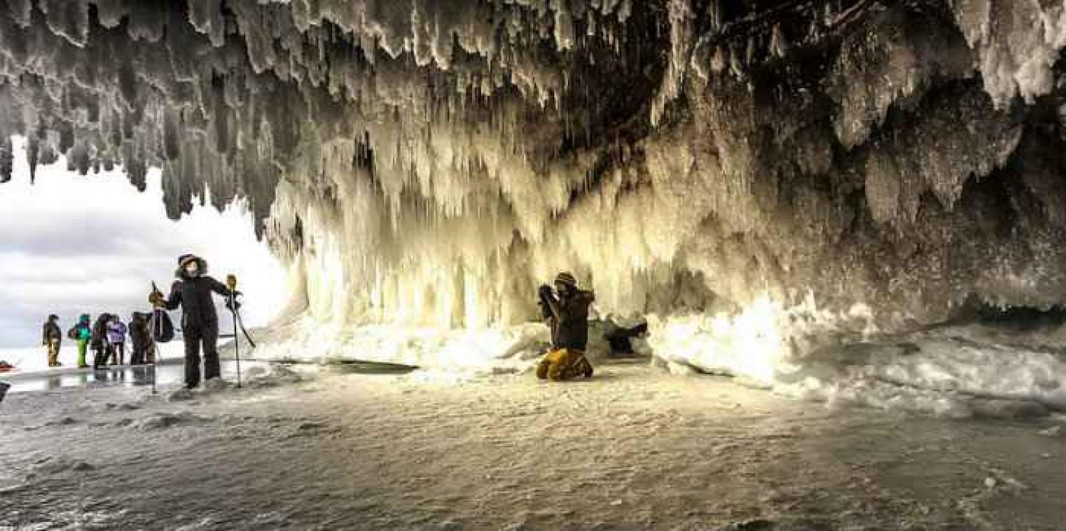 Extreme temperaturen zorgen voor prachtige taferelen op Lake Superior