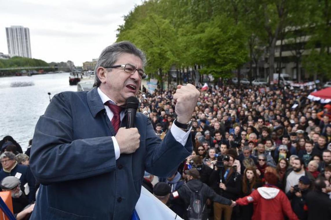 Wie is Mélenchon, de rijzende ster van de Franse presidentsverkiezingen?