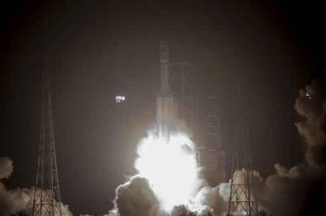 China lanceert zijn eerste ruimtecargo