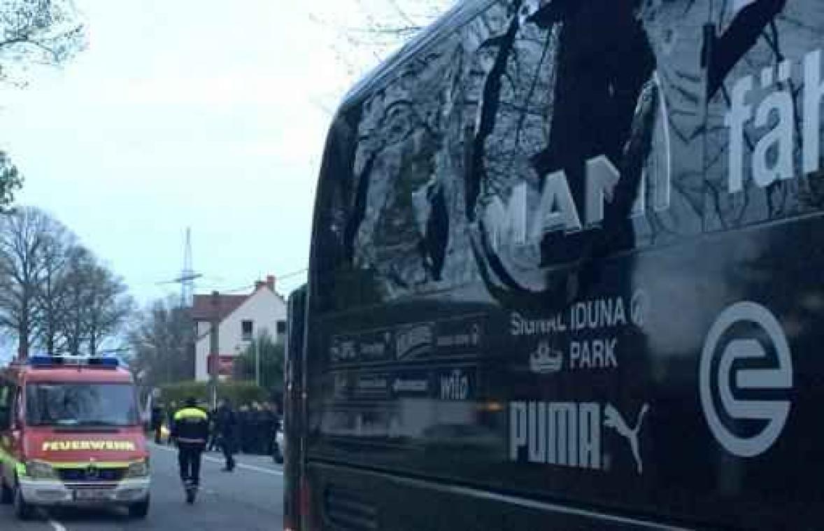 Bomexplosie spelersbus Borussia Dortmund - Politie spoort twee mogelijke medeplichtigen op