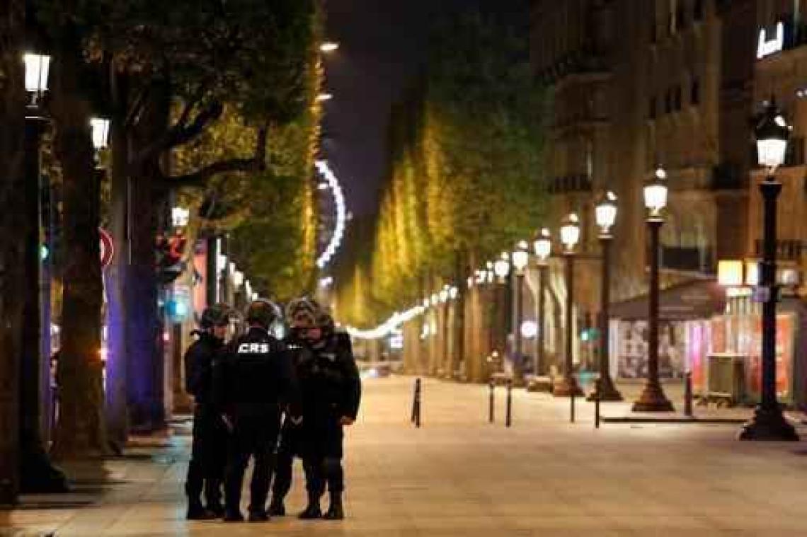 Schietpartij Champs-Elysées - Drie lieden uit omgeving vermoedelijke dader opgepakt en verhoord