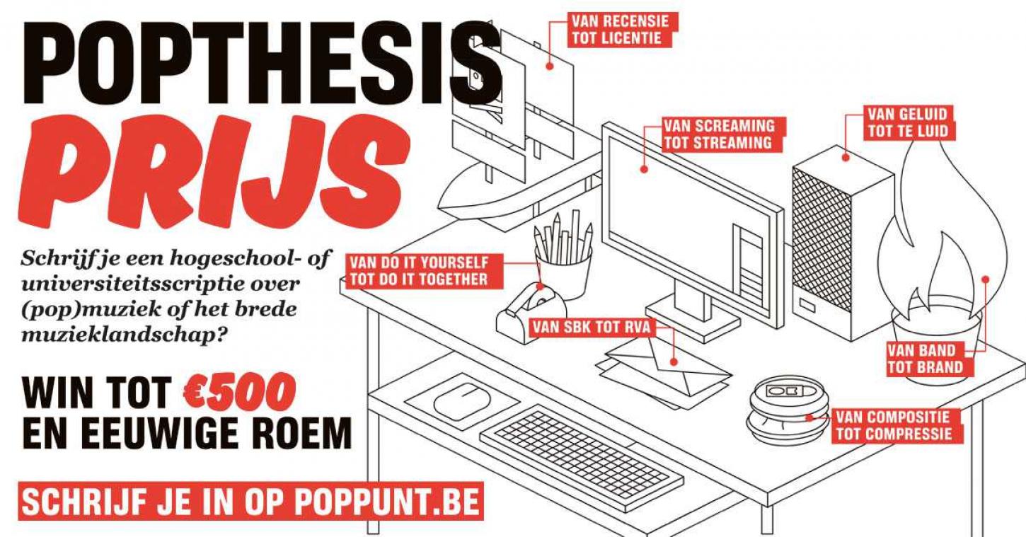 Studenten met popthesis gezocht