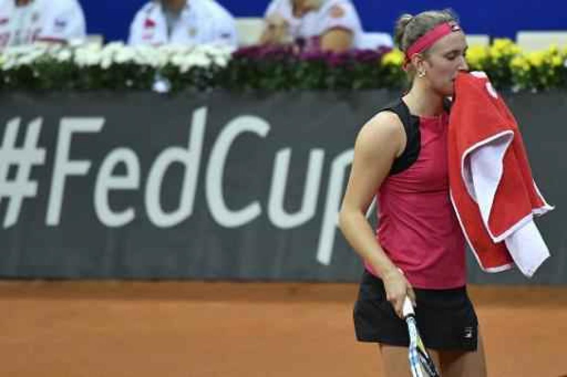 Fed Cup - Elise Mertens brengt België langszij dankzij knappe zege tegen Anastasia Pavlyuchenkova