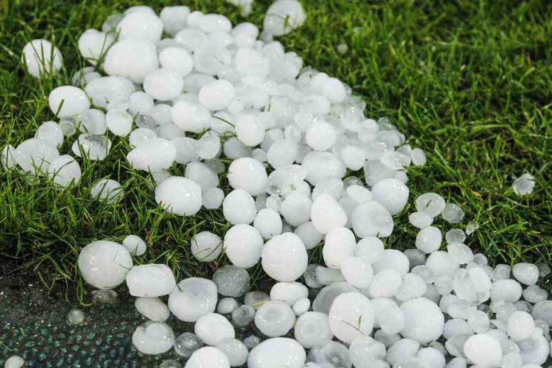 Aprilse grillen brengen hagel en sneeuw