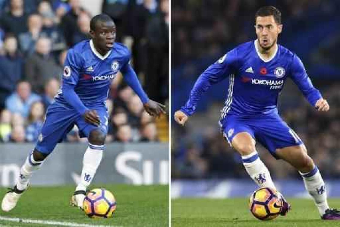 Belgen in het buitenland - Eden Hazard en Romelu Lukaku vallen buiten de prijzen bij PFA Awards