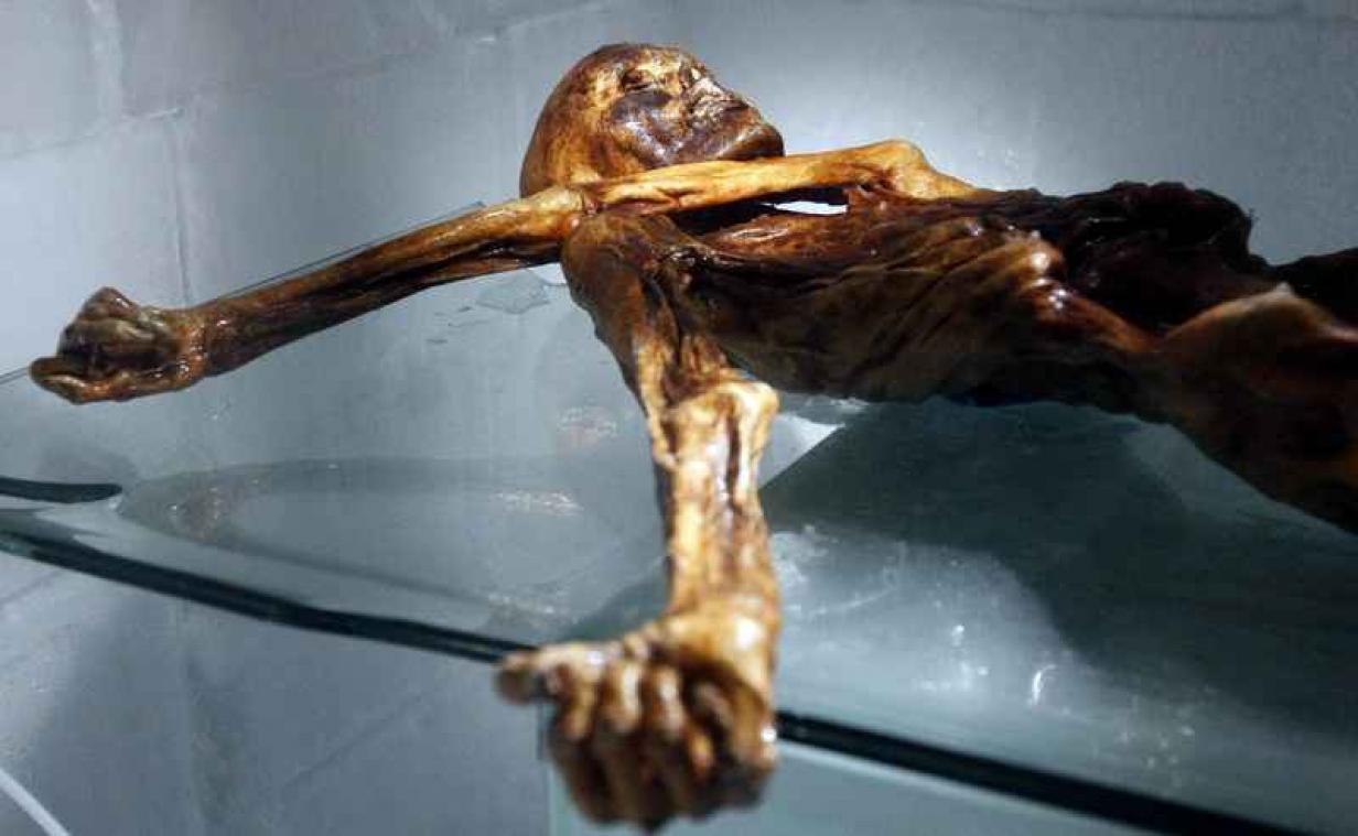 Ötzi vermoedelijk toch niet vermoord