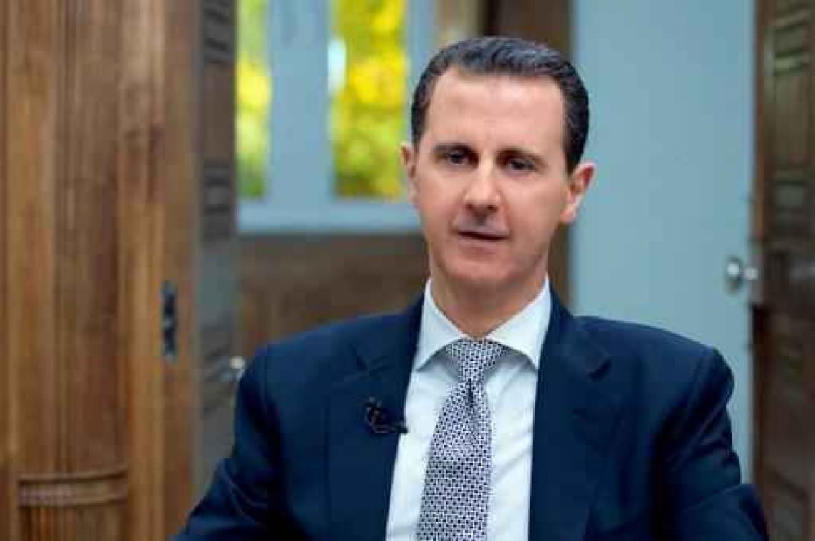 Trump verzekert dat lot van Assad "geen obstakel" is voor vrede in Syrië