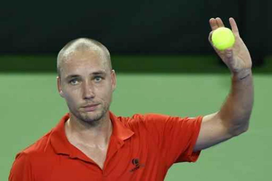 ATP Boedapest - Steve Darcis ligt ook uit dubbelspel