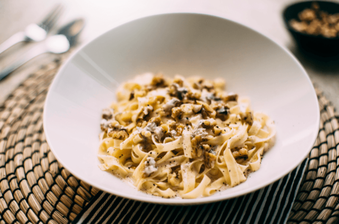 Verse tagliatelle met Gorgonzola