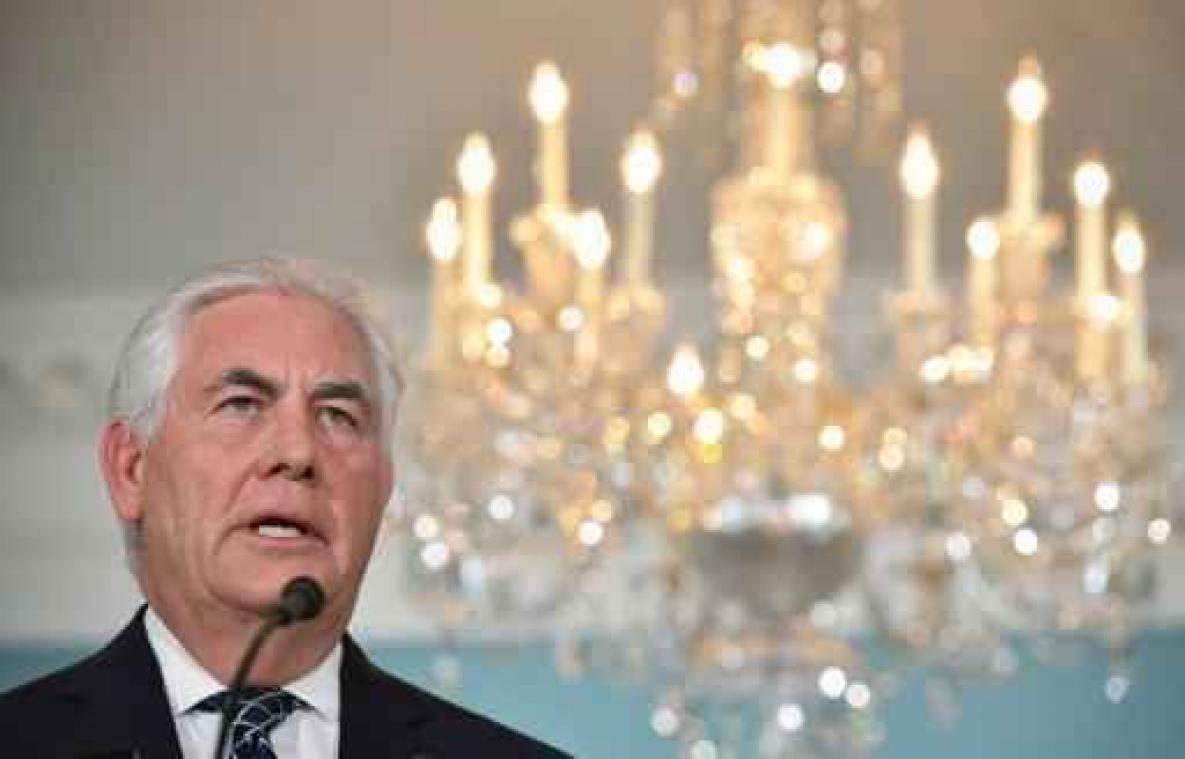 Tillerson zegt dat China dreigde met sancties tegen Noord-Korea