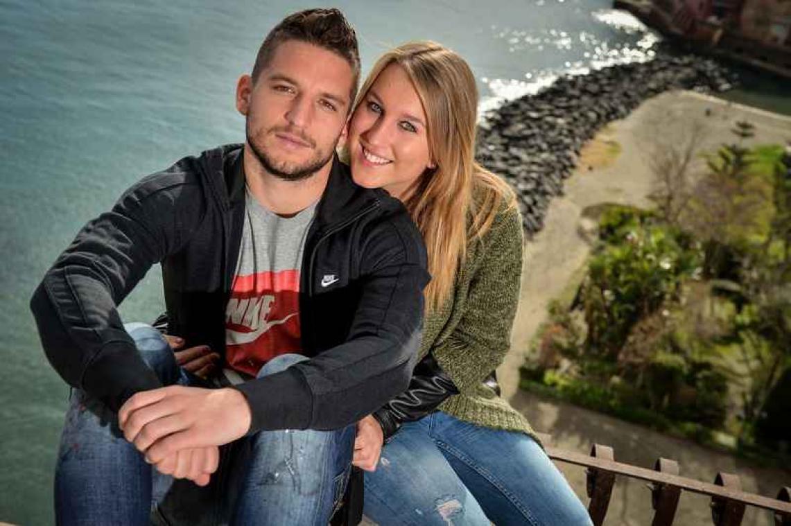 Dries Mertens en Katrin Kerkhofs zijn weer samen gespot