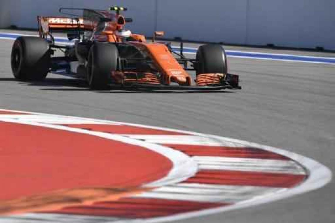 F1 - GP van Rusland - Vandoorne tekent voor zestiende tijd in tweede vrije oefenritten