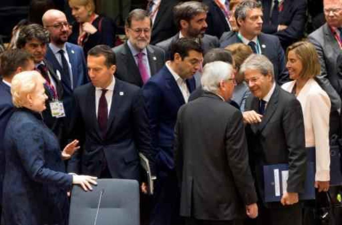 EU-leiders keuren unaniem richtsnoeren voor onderhandelingen Brexit goed