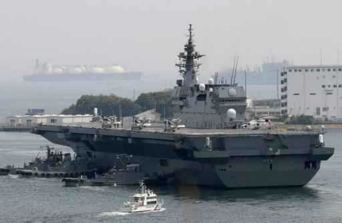 Spanning rond Noord-Korea - Japanse zeemacht escorteert Amerikaans bevoorradingsschip