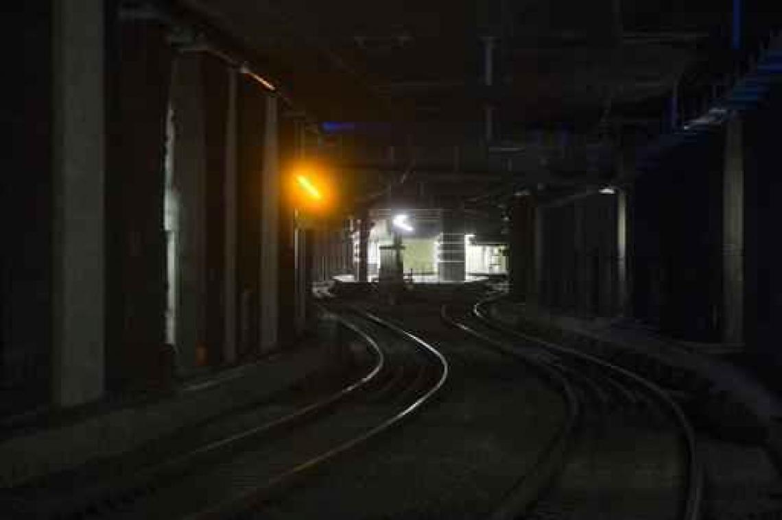 Werken Noord-Zuidverbinding Brussel - Treinen rijden dinsdagochtend weer zoals normaal
