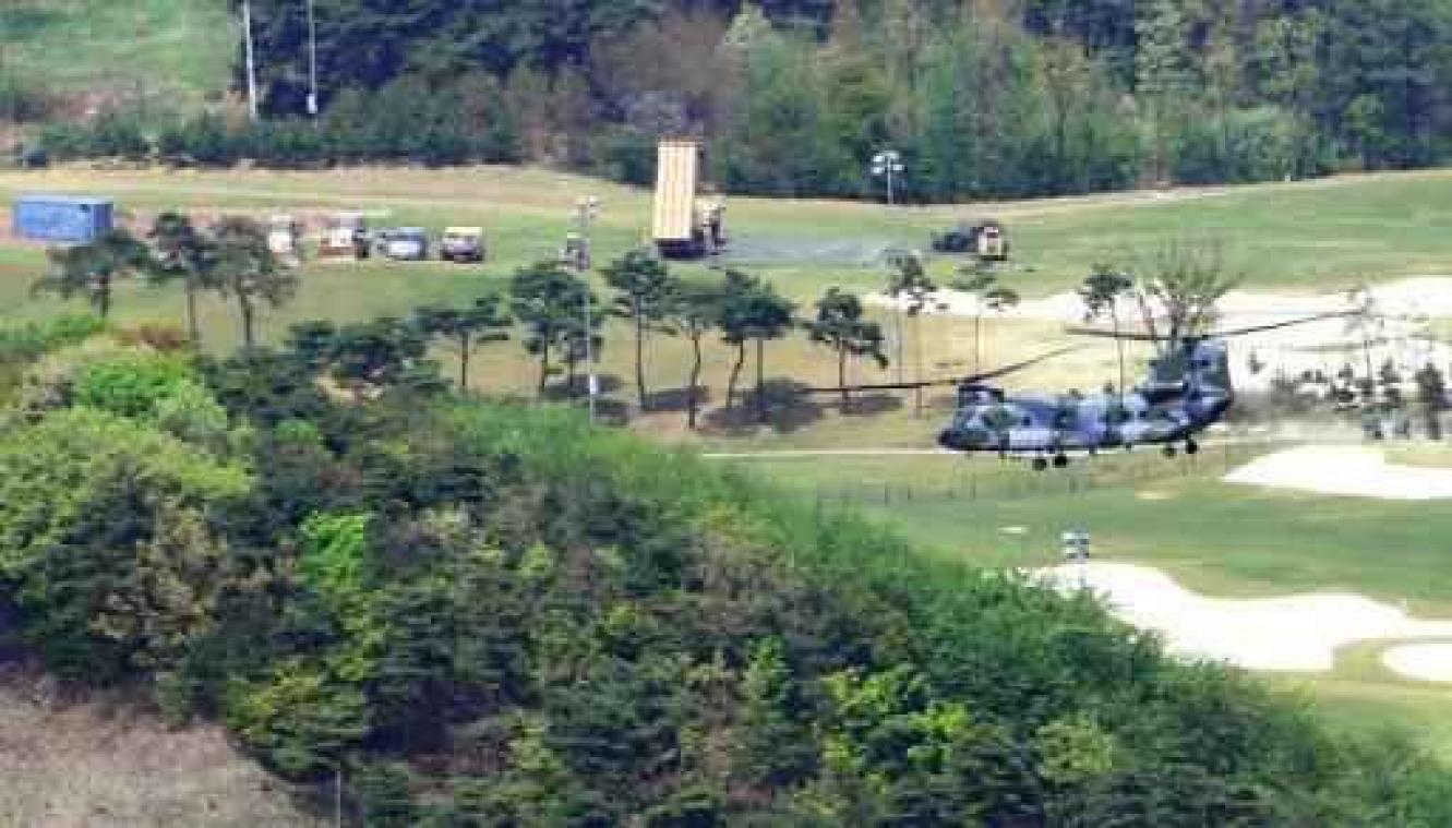 Spanning rond Noord-Korea - Amerikaans raketafweersysteem in Zuid-Korea is operationeel