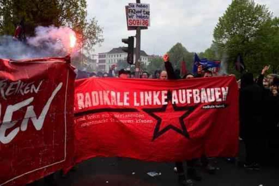 Dag van de Arbeid - Rellen bij manifestaties in Duitsland