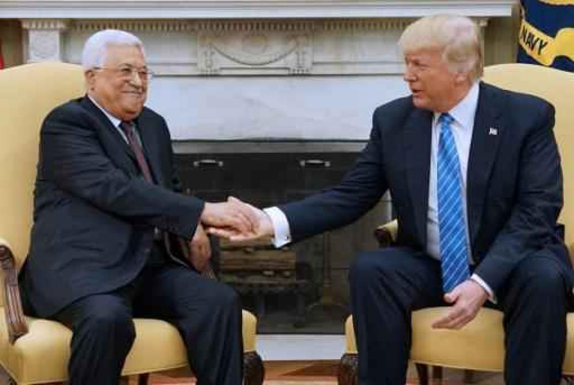 Trump ontvangt Abbas in Witte Huis