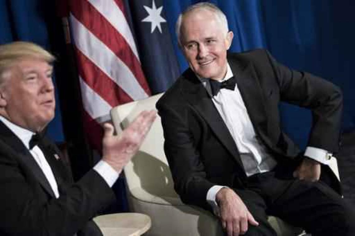 Plooien lijken gladgestreken tussen Trump en Australische premier
