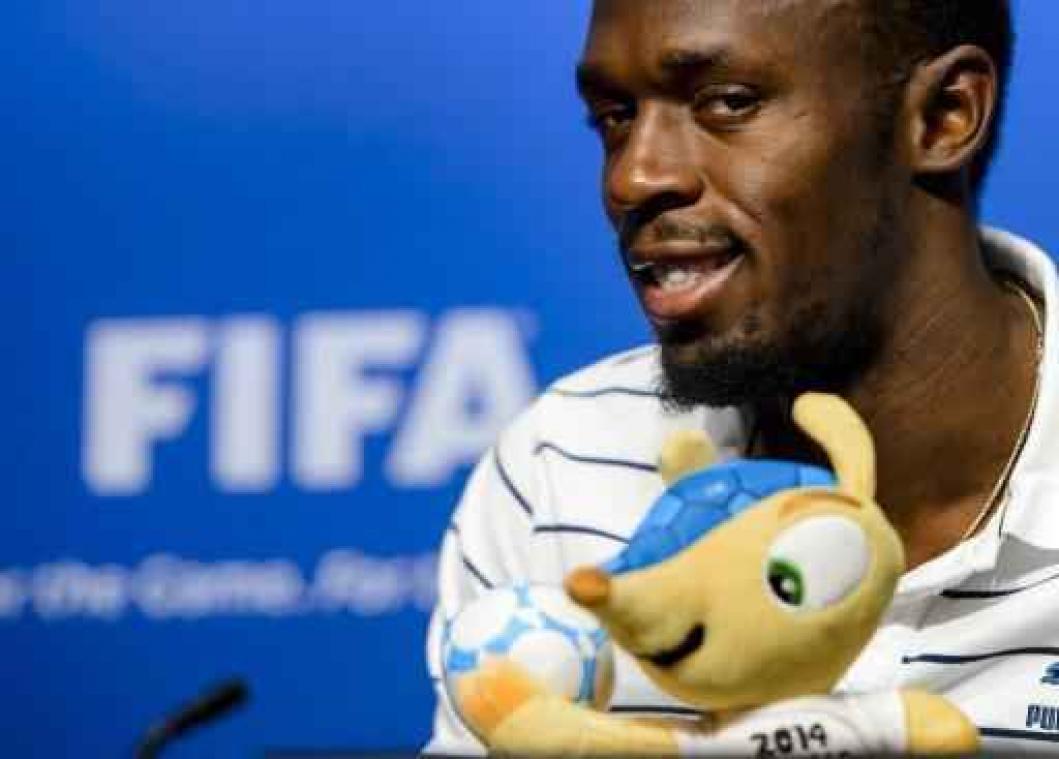 Usain Bolt wil tot de vijftig beste voetballers ter wereld behoren