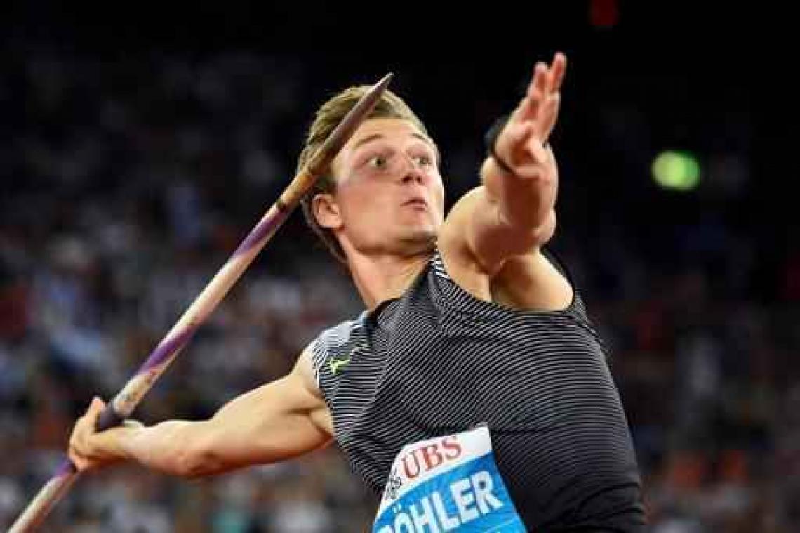 Diamond League - Duitser Röhler mag zich voortaan op één na beste speerwerper uit de geschiedenis noemen