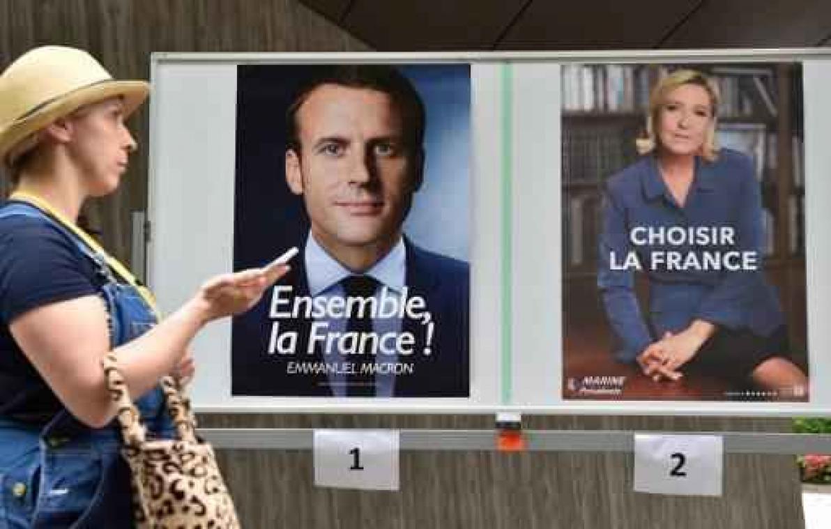Officieel: Macron rijft 66,10 procent van de stemmen binnen, Le Pen 33,90