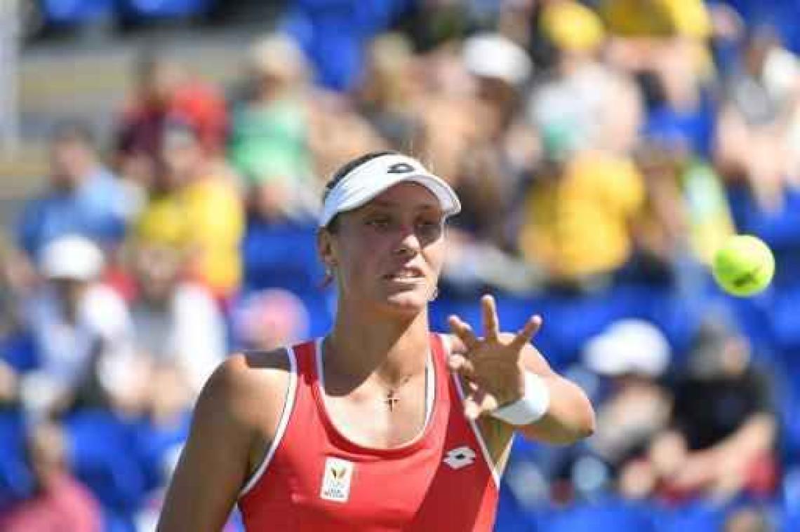ITF Cagnes-sur-Mer - Yanina Wickmayer haalt tweede ronde dubbelspel niet