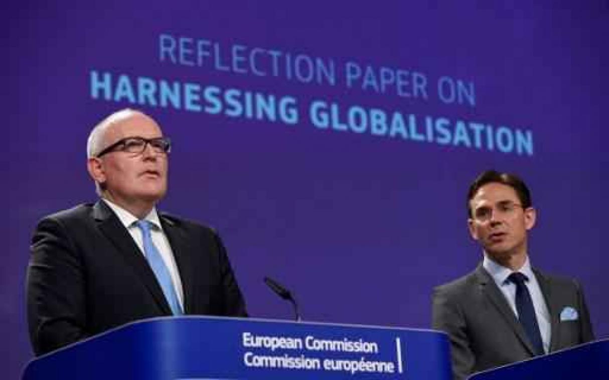 Europese Commissie bezint zich "niet te laat" over globalisering