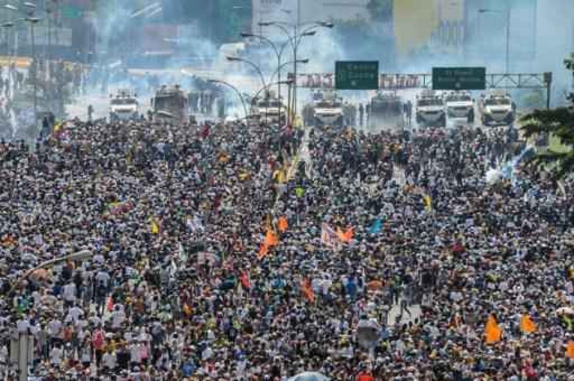 Manifestant van 27 jaar omgekomen tijdens betoging in Venezuela