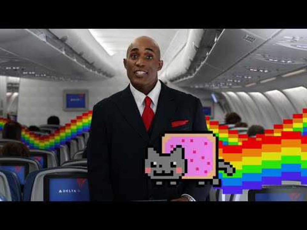 Delta Air Lines mixt alle internetfenomenen in hilarische safety video