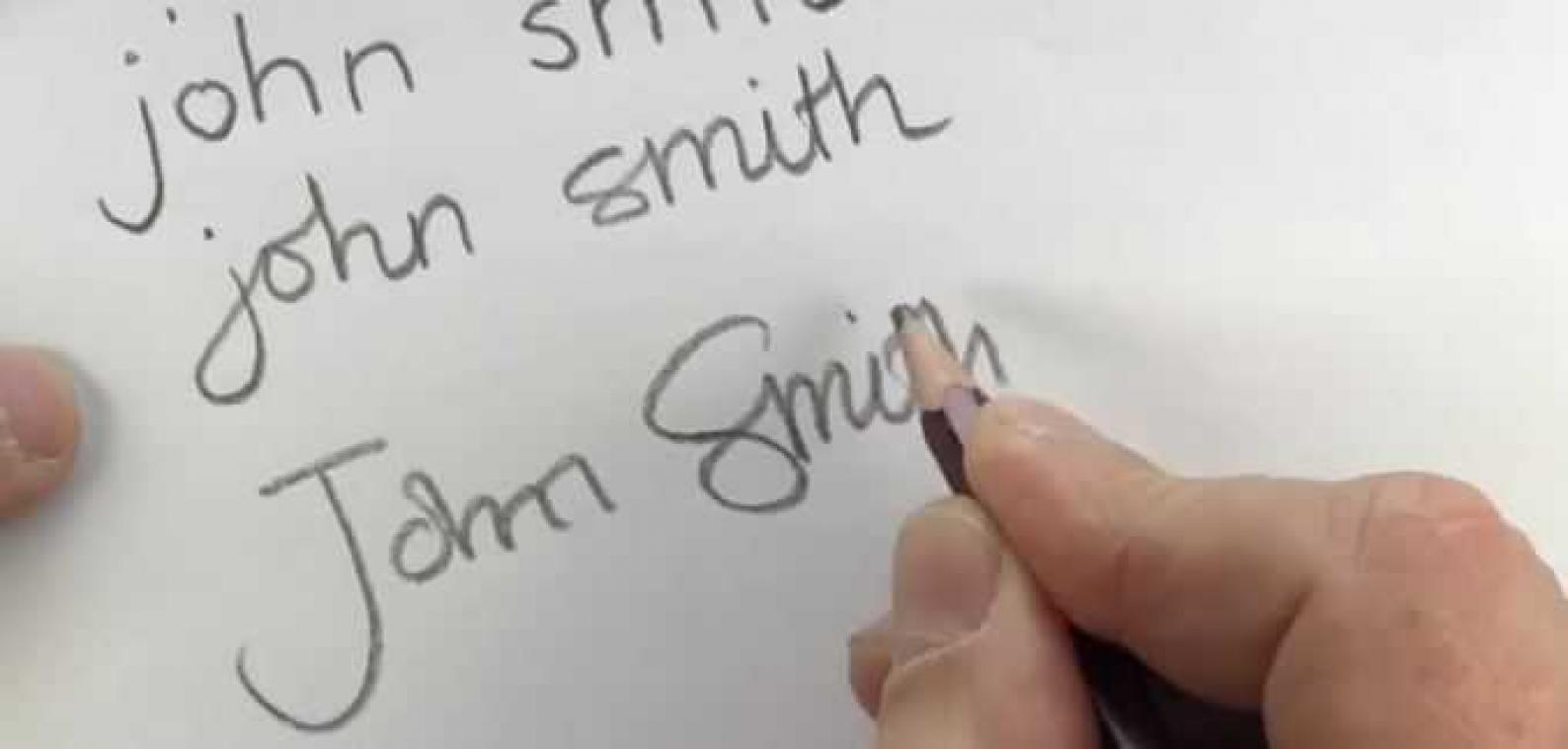 Wat zegt je handtekening over je persoonlijkheid?