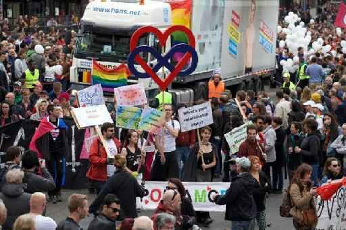 Eerste hiv-delegatie op Belgian Pride