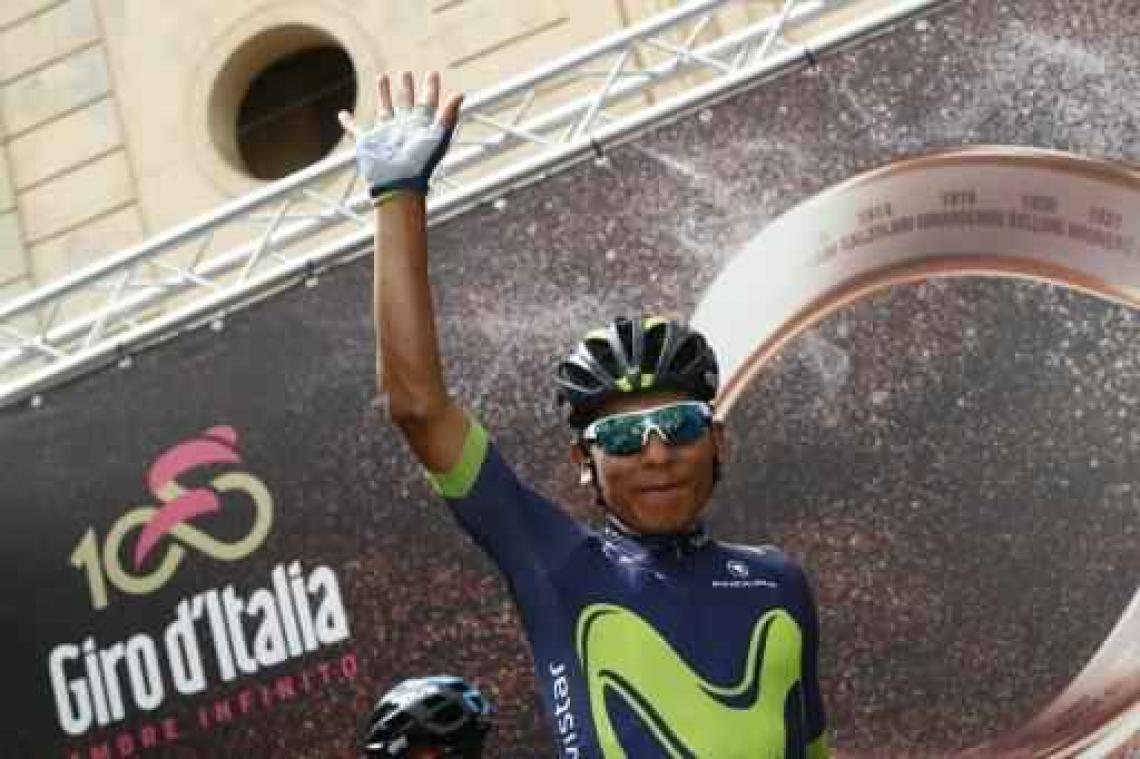 Ronde van Italië - Nairo Quintana slaat dubbelslag in negende etappe