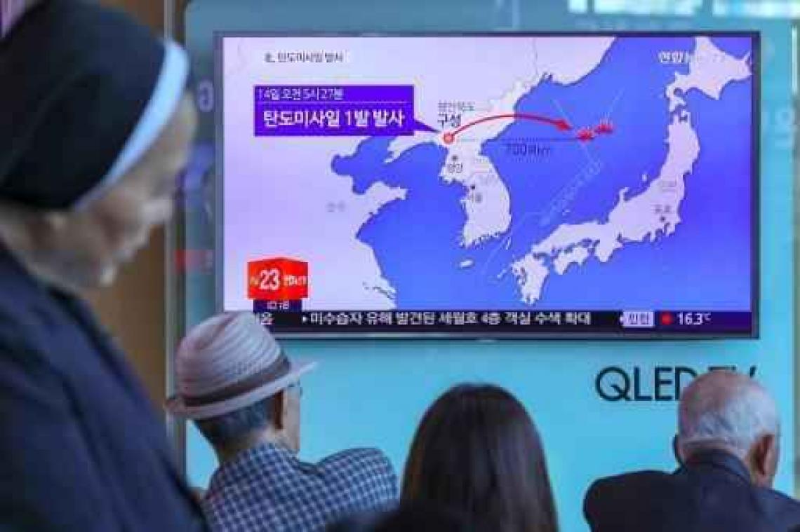 Spanning rond Noord-Korea - Noord-Korea bevestigt "succesvolle lancering" van nieuw type middellangeafstandsraket